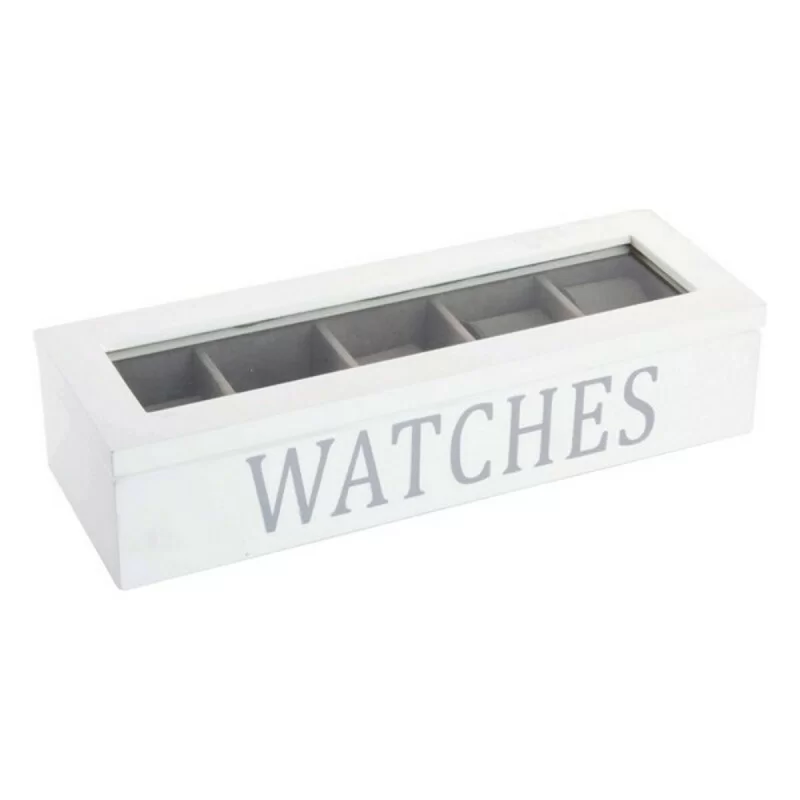 Jewelry box DKD Home Decor White MDF Wood 34 x...
