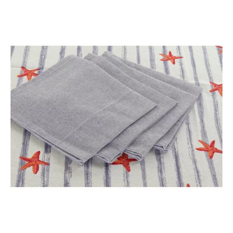 Tablecloth and napkins DKD Home Decor LC-173646...