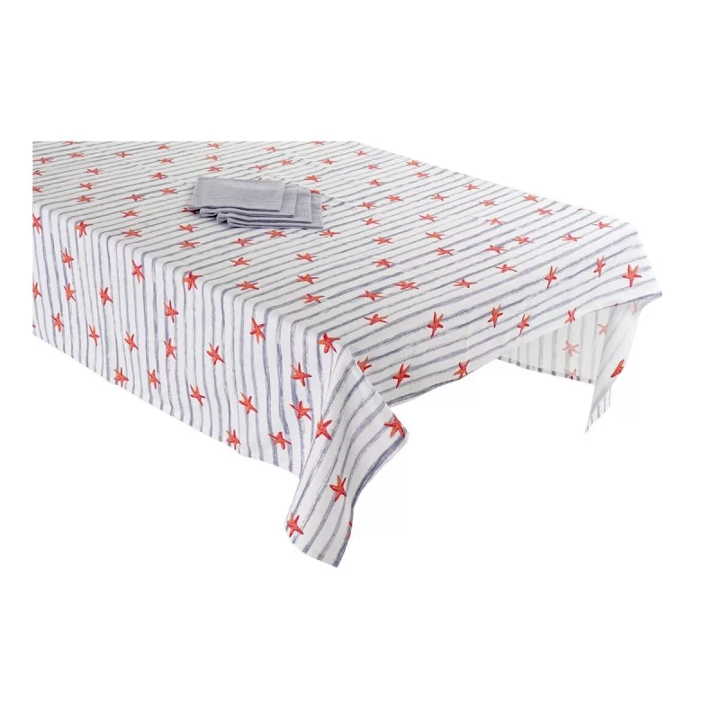 Tablecloth and napkins DKD Home Decor LC-173646...