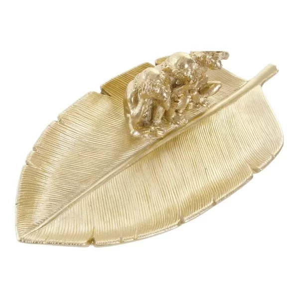 Centerpiece DKD Home Decor Golden Resin 27,7 x 13,4 x 6,5 cm