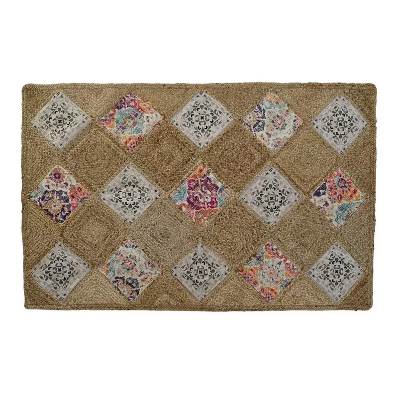 Carpet DKD Home Decor 8424001809516 160 x 230 x 0,5 cm Natural Brown Multicolour Boho