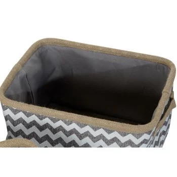 Basket set DKD Home Decor 36 x 31 x 20 cm Grey Polyester... 2