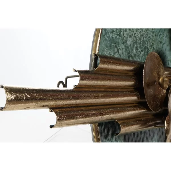 Wall Decoration DKD Home Decor Golden Metal Green (118.7 x 10 x 64 cm)