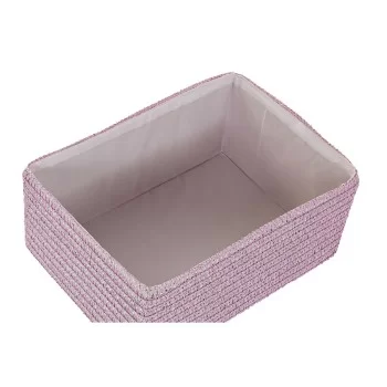 Basket set DKD Home Decor 41 x 29 x 18 cm Silver Grey... 2