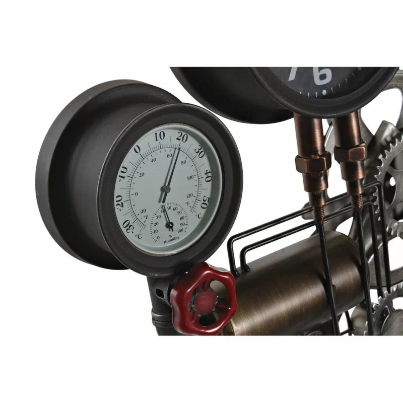 Wall Clock DKD Home Decor 54 x 9 x 56 cm Red...