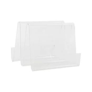 Magazine rack DKD Home Decor Transparent Acrylic (30 x 31...