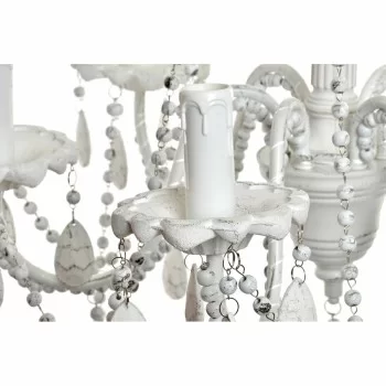 Ceiling Light DKD Home Decor White Metal Fir Plastic 40 W... 2