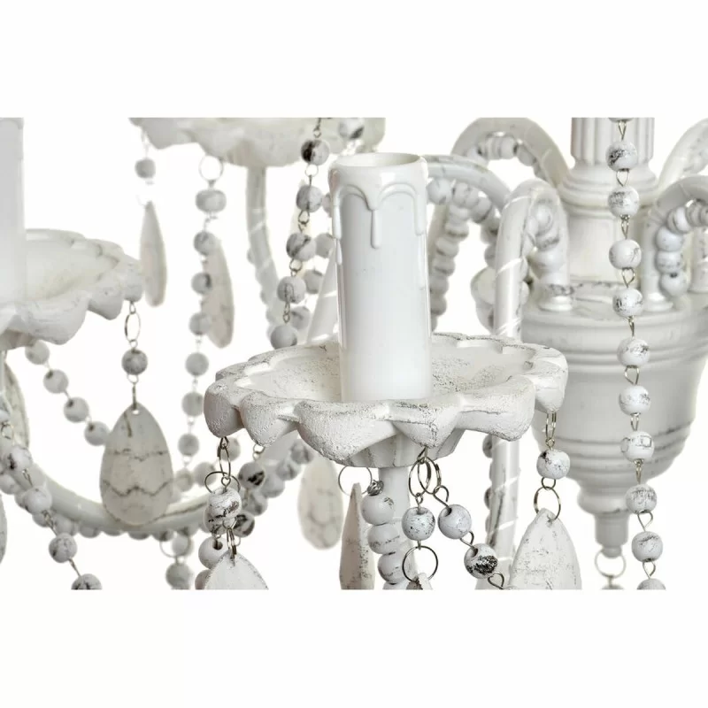 Ceiling Light DKD Home Decor White Metal Fir...