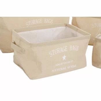 Basket set DKD Home Decor Green Grey Cream Navy Blue Loft... 2