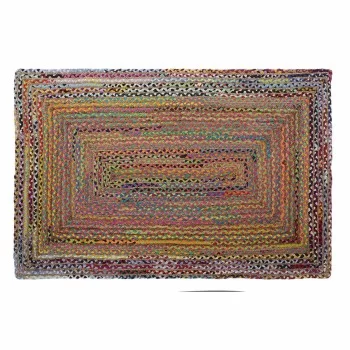 Carpet DKD Home Decor Brown Multicolour Jute Cotton (120...