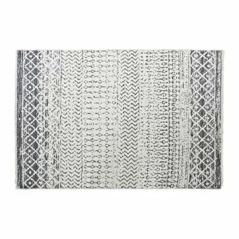 Carpet DKD Home Decor White Grey Polyester Cotton (160 x... 2