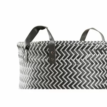 Laundry basket DKD Home Decor Geometric Grey Beige White... 2