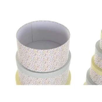 Set of Stackable Organising Boxes DKD Home Decor Green... 2