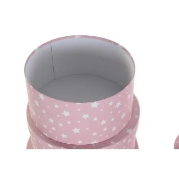 Set of Stackable Organising Boxes DKD Home Decor Circular... 2