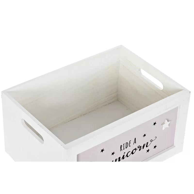 Set of Baskets DKD Home Decor White Children's...