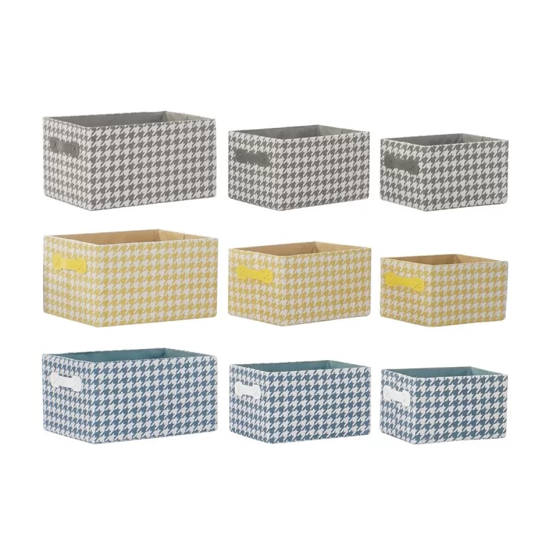 Basket set DKD Home Decor 32 x 24 x 18 cm
