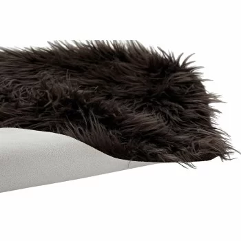 Carpet DKD Home Decor Brown With hair 60 x 90 x 2 cm 2