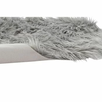 Carpet DKD Home Decor Grey With hair 60 x 90 x 2 cm 2
