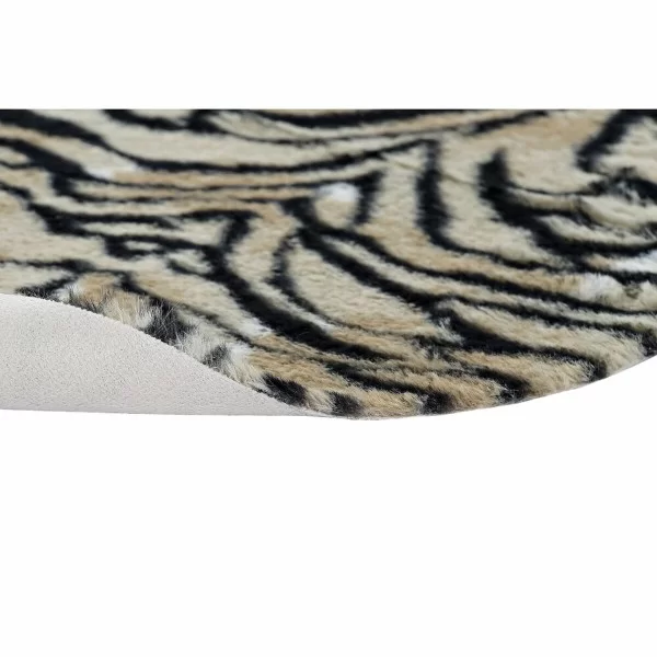 Carpet DKD Home Decor White Brown Black Colonial Jungle 60 x 90 x 2 cm