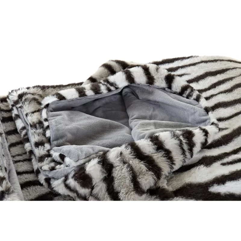 Blanket DKD Home Decor Wild 150 x 200 x 2 cm...