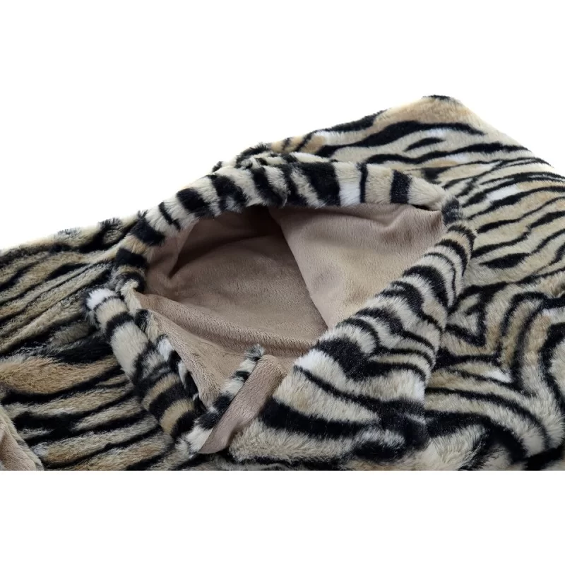 Blanket DKD Home Decor Wild 130 x 170 x 2 cm...