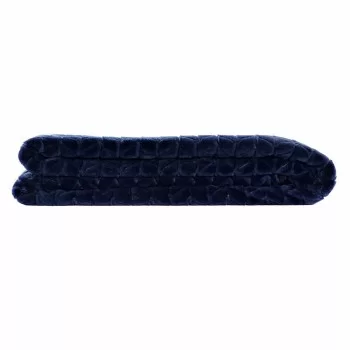 Blanket DKD Home Decor Arrows 130 x 170 x 2 cm Navy Blue... 2