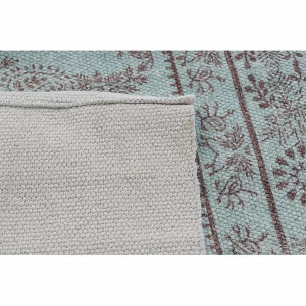 Carpet DKD Home Decor 160 x 230 x 0,4 cm Blue Polyester Green Arab (2 Units)