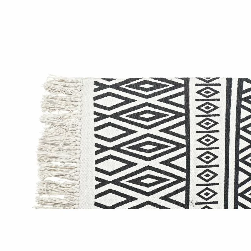 Carpet DKD Home Decor Black White (120 x 180 x...