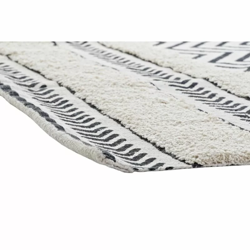 Carpet DKD Home Decor Black Zigzag White (160 x...