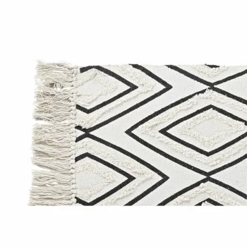 Carpet DKD Home Decor Black White (120 x 190 x 0,7 cm) 2