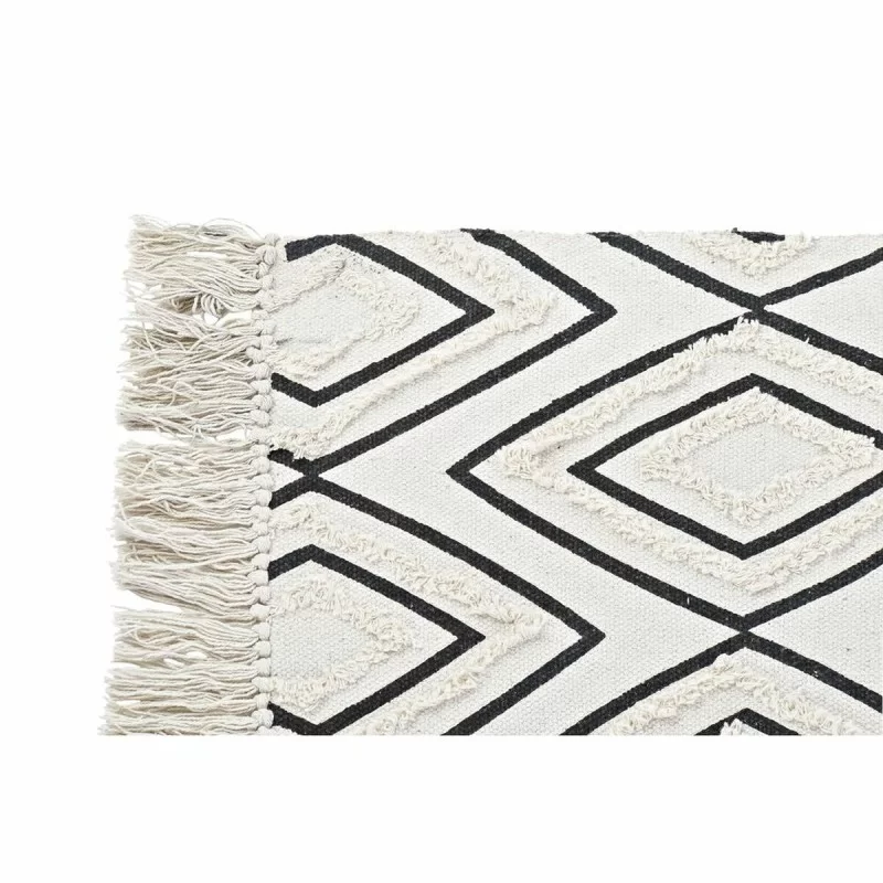 Carpet DKD Home Decor Black White (120 x 190 x...