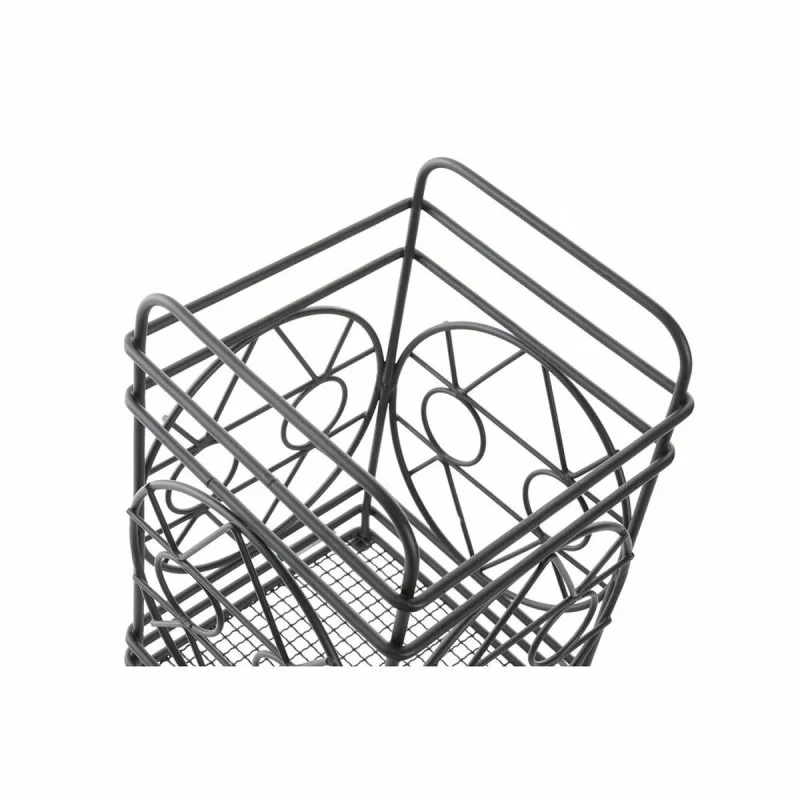 Cutlery Drainer DKD Home Decor Black Metal...