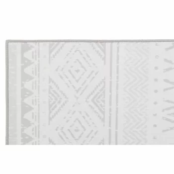 Carpet DKD Home Decor Grey White Ikat (120 x 180 x 0,4 cm) 2