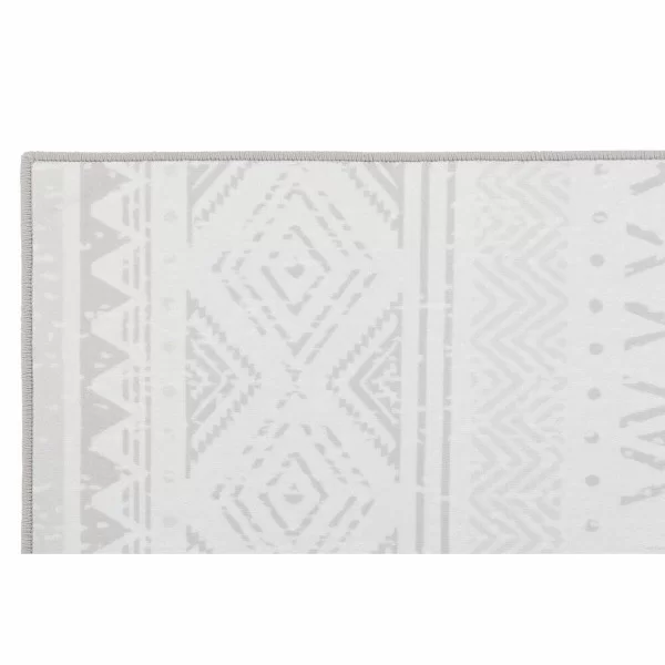 Carpet DKD Home Decor Grey White Ikat (120 x 180 x 0,4 cm)
