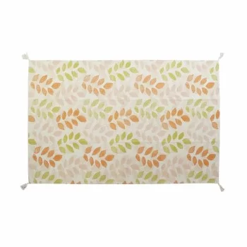 Carpet DKD Home Decor Beige Multicolour Leaf of a plant...