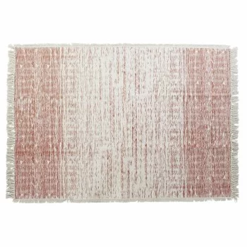 Carpet DKD Home Decor Beige Orange Fringe 160 x 230 x 1 cm