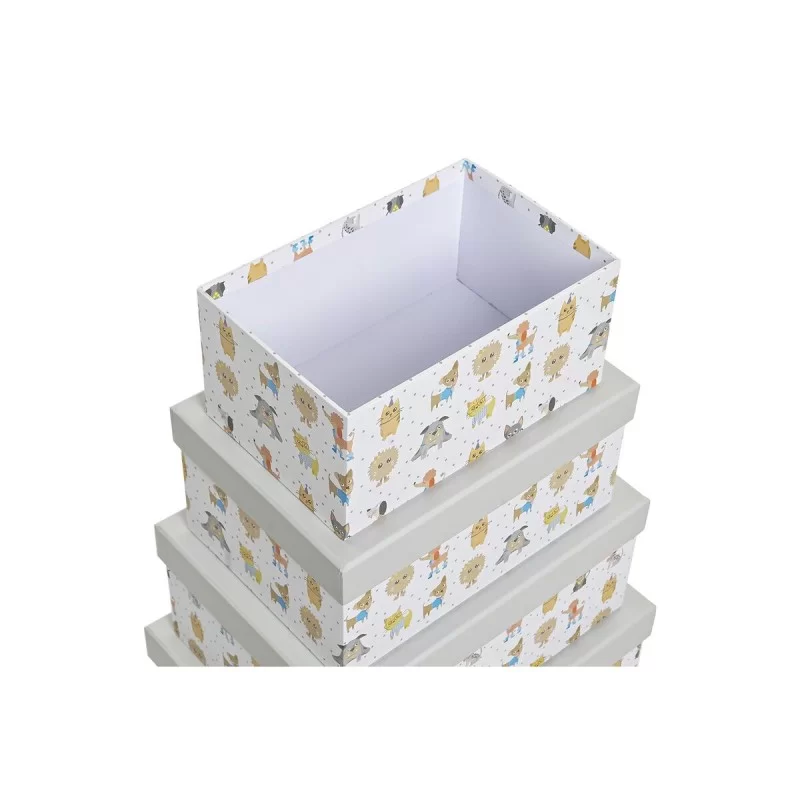 Set of Stackable Organising Boxes DKD Home...