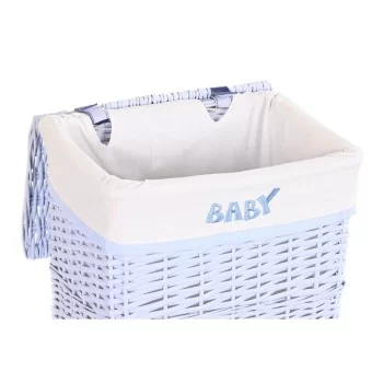 Set of Baskets DKD Home Decor Blue Polyester Children's... 2