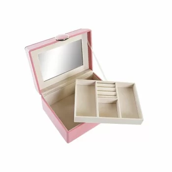 Jewelry box DKD Home Decor 17 x 13 x 8,5 cm Pink...