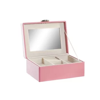 Jewelry box DKD Home Decor 17 x 13 x 8,5 cm Pink... 2