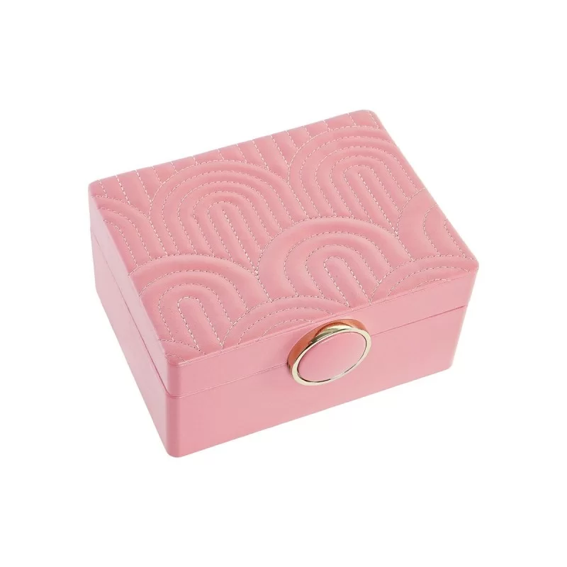 Jewelry box DKD Home Decor 23 x 17 x 10 cm Pink...