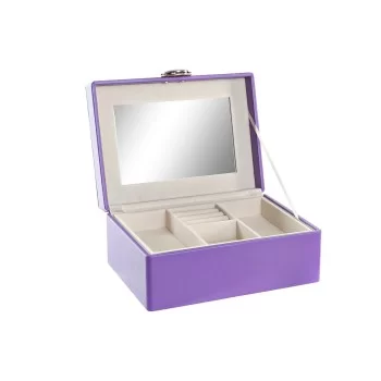 Jewelry box DKD Home Decor 23 x 17 x 10 cm Lilac... 2