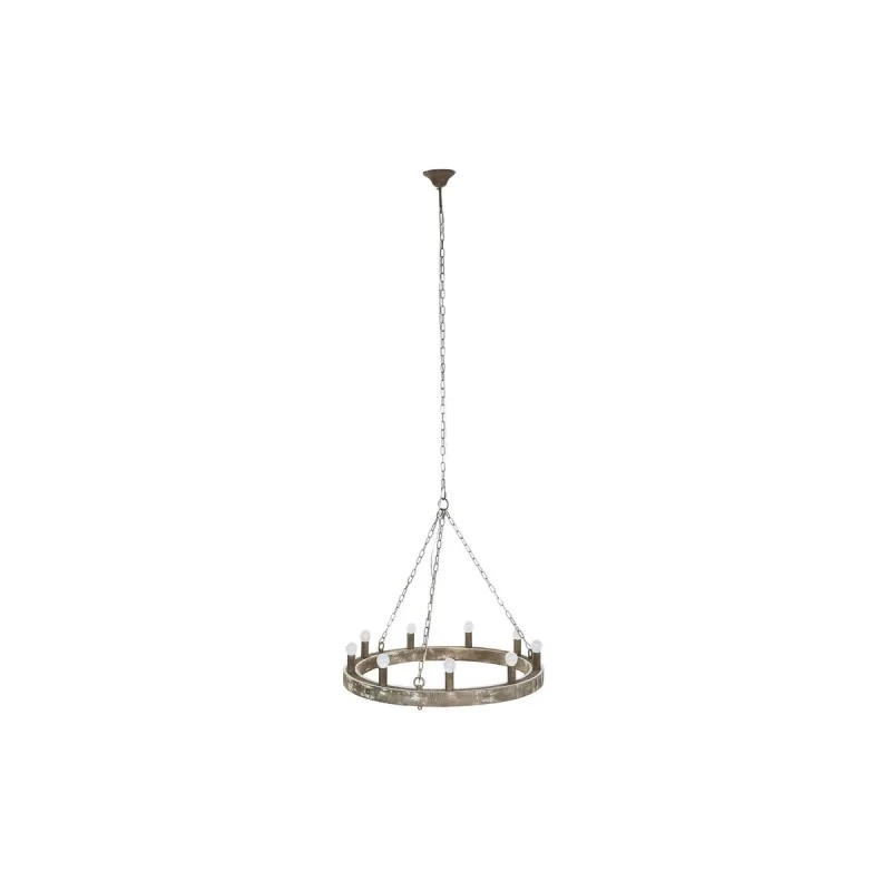 Ceiling Light DKD Home Decor White Brown Wood...