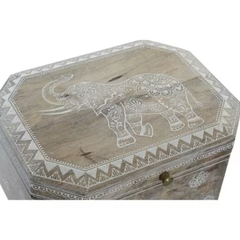 Jewelry box DKD Home Decor 25,5 x 20 x 10,5 cm Natural... 2