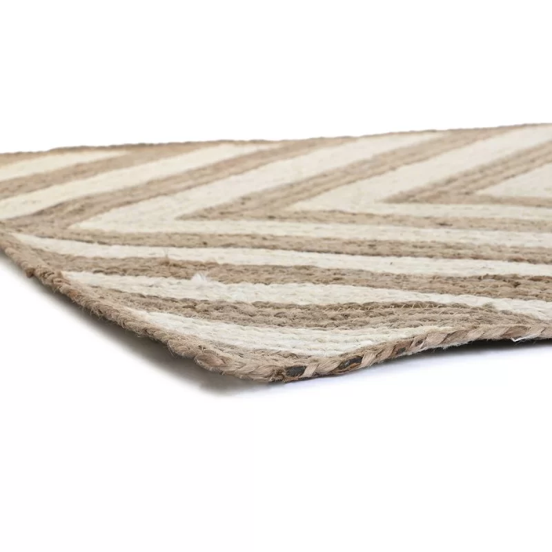 Carpet DKD Home Decor Scandi White Light brown...