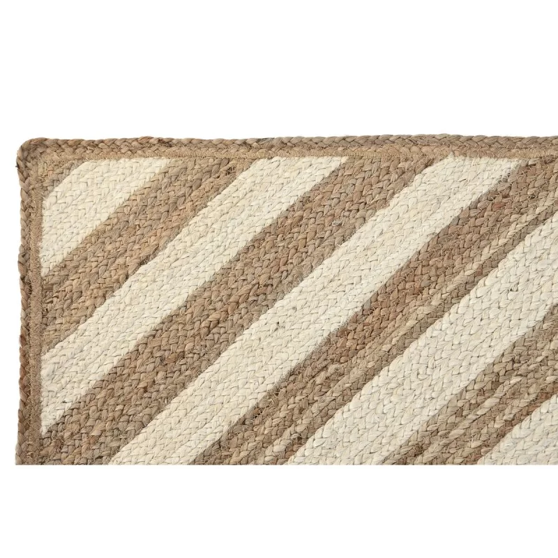 Carpet DKD Home Decor Scandi White Light brown...