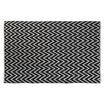Carpet DKD Home Decor Zigzag Bicoloured Urban (120 x 180...