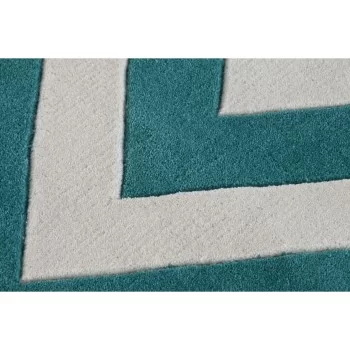 Carpet DKD Home Decor Polyester Zigzag Bicoloured 120 x... 2