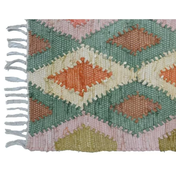 Carpet DKD Home Decor Multicolour Rhombus 200 x 290 x 1 cm