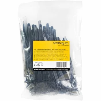Nylon Cable Ties Startech CBMZTRB6BK Black 100 Pieces 2